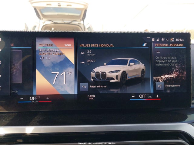 44332542 :رقم المزاد ، WBY43AW01PFP36442 vin ، 2023 Bmw I4 Edrive35 مزاد بيع
