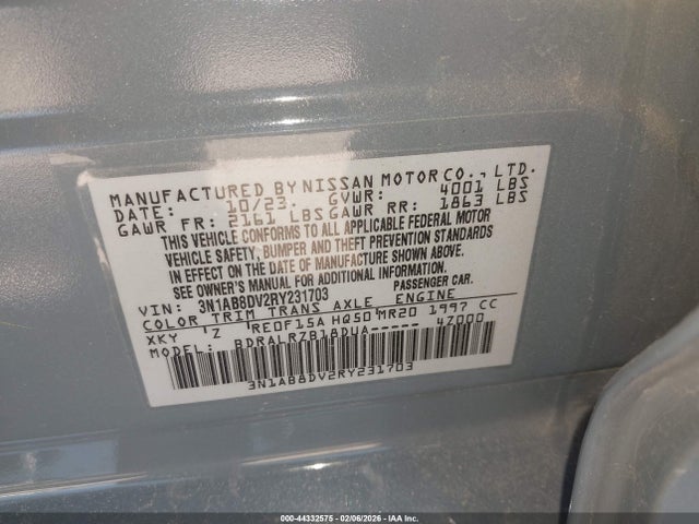 Nissan Sentra Sr Xtronic Cvt 2024 3N1AB8DV2RY231703 Image 9