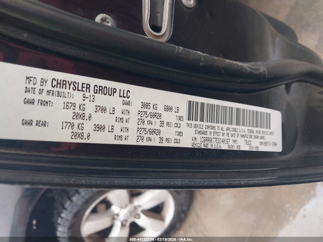 Продажа на аукционе авто 2014 Ram 1500 Express, vin: 1C6RR6KT7ES140167, номер лота: 44332734