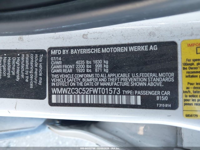 WMWZC3C52FWT01573 Mini Countryman Cooper S