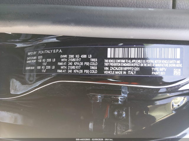 Jeep Renegade Latitude 4x4 2023 ZACNJDB16PPP21201 Image 9