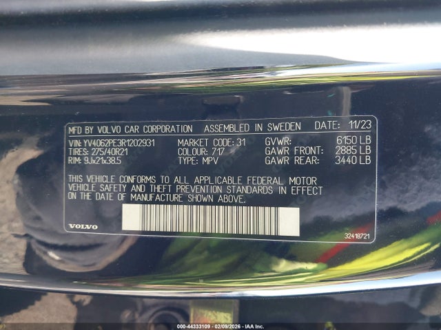 2024 VOLVO XC90 YV4062PE3R1202931 Photo 8