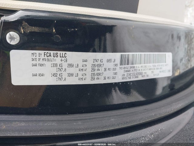 2018 CHRYSLER PACIFICA 2C4RC1EG2JR292669 Photo 8