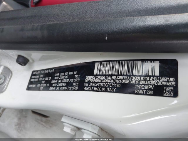 Fiat 500x Lounge 2016 ZFBCFYDT2GP371180 Image 9