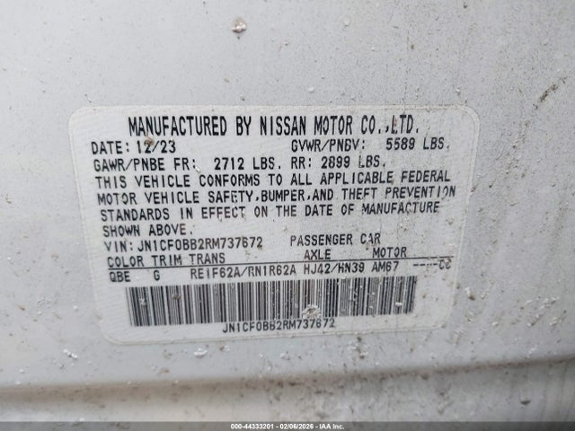 2024 NISSAN ARIYA JN1CF0BB2RM737672 Photo 8