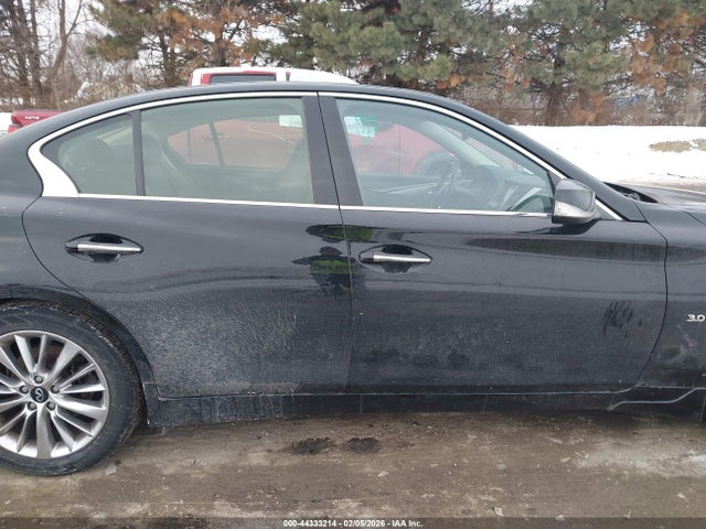 2019 Infiniti Q50 3.0t Luxe მანქანა იყიდება აუქციონზე, vin: JN1EV7AR1KM590219, აუქციონის ნომერი: 44333214