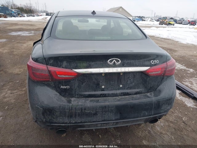 2019 Infiniti Q50 3.0t Luxe მანქანა იყიდება აუქციონზე, vin: JN1EV7AR1KM590219, აუქციონის ნომერი: 44333214