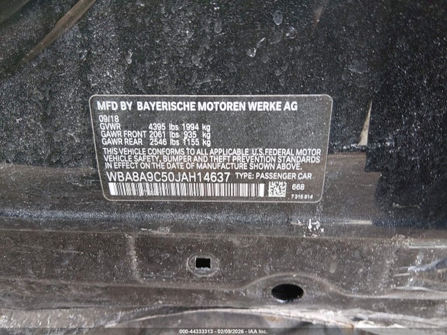 2018 BMW 320I WBA8A9C50JAH14637 Photo 8