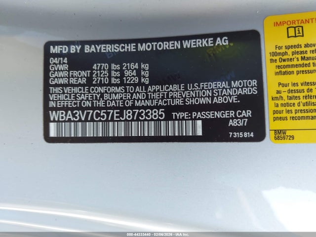 2014 BMW 428I WBA3V7C57EJ873385 Photo 8