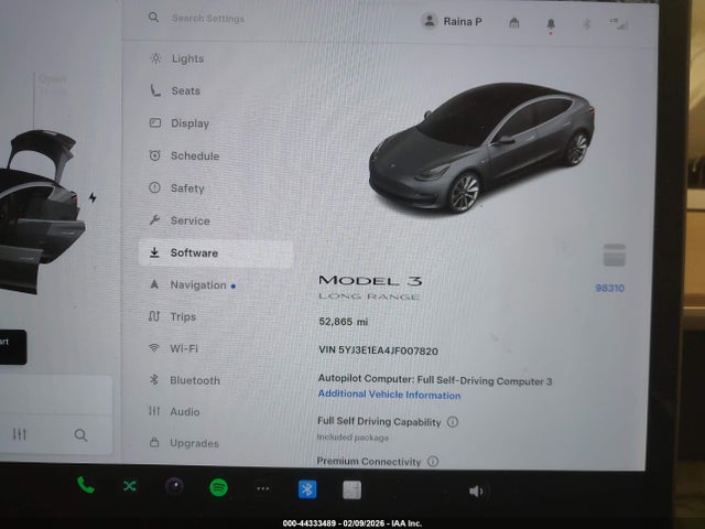 2018 TESLA MODEL 3 5YJ3E1EA4JF007820 Photo 6