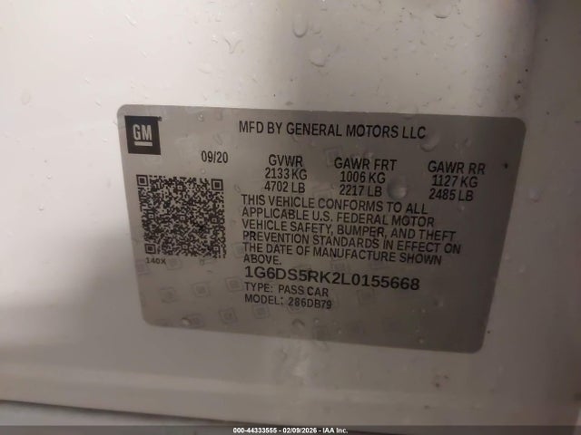 2020 CADILLAC CT5 1G6DS5RK2L0155668 Photo 8