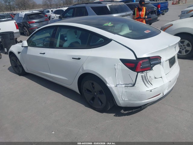 Aukcja sprzedaży 2022 Tesla Model 3 Rear-wheel Drive, vin: 5YJ3E1EAXNF347818, numer aukcji: 44333569