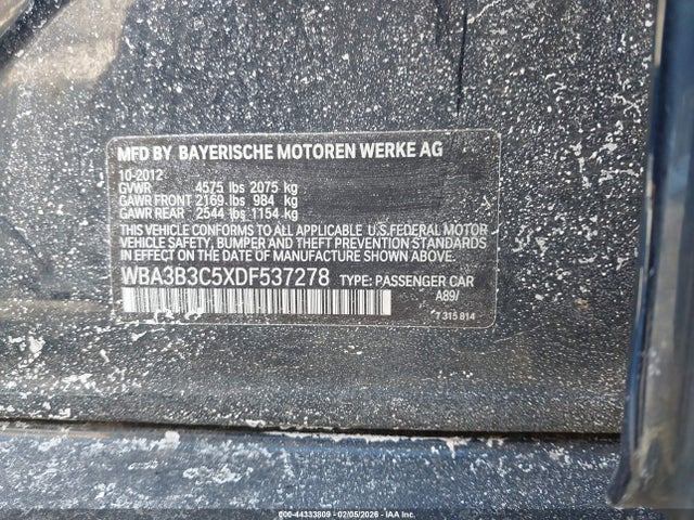 2013 BMW 328I WBA3B3C5XDF537278 Photo 8