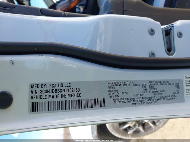 2022 JEEP COMPASS 3C4NJDBBXNT182180 Photo 8