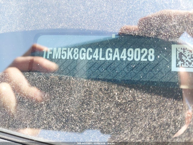 Auction sale of the 2020 Ford Explorer St, vin: 1FM5K8GC4LGA49028, lot number: 44333901