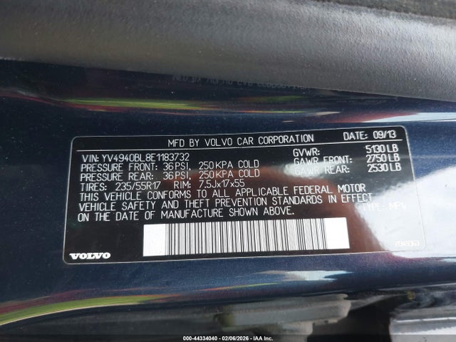Volvo Xc70 3.2 Premier 2014 YV4940BL8E1183732 Image 9