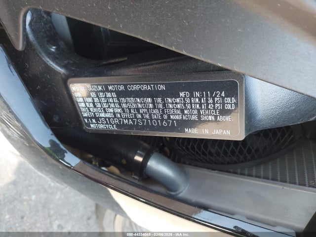 Suzuki GSX-R750 2025 JS1GR7MA7S7101671 Image 10