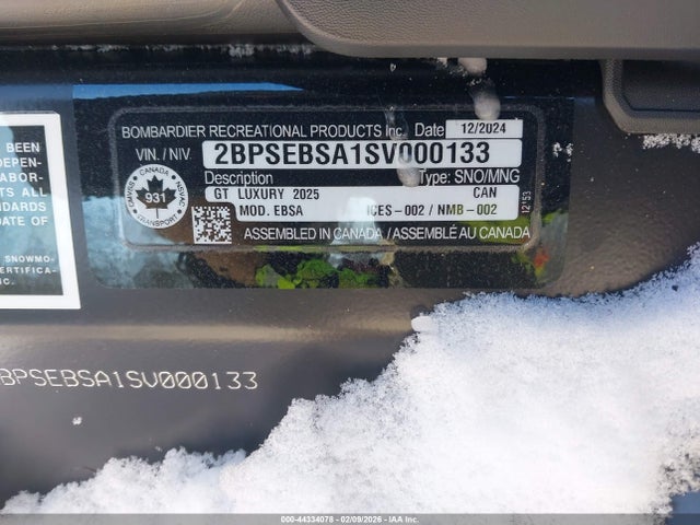 Ski-Doo Grand Touring 2025 2BPSEBSA1SV000133 Image 9