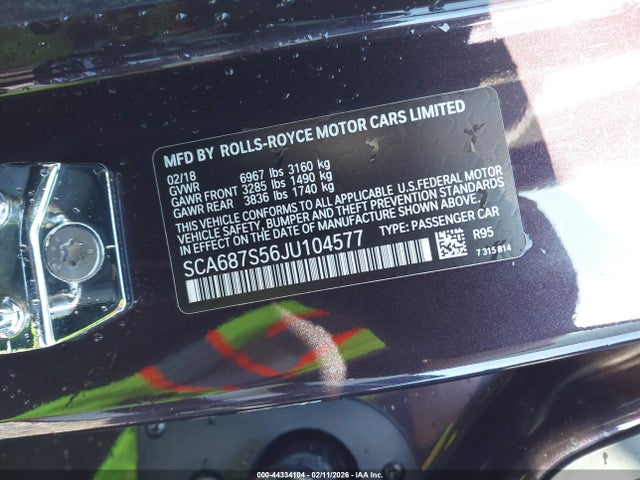 Rolls-Royce Phantom 2018 SCA687S56JU104577 Image 9