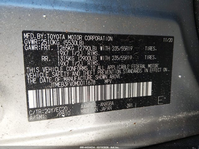 JTMEB3FV0MD011678 Toyota Rav4 Prime Xse