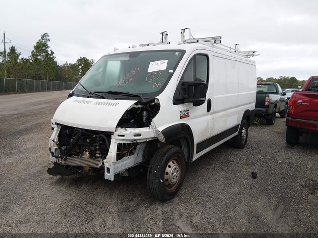 44334289 :رقم المزاد ، 3C6TRVAG3LE145855 vin ، 2020 Ram Promaster 1500 Low Roof 136 Wb مزاد بيع
