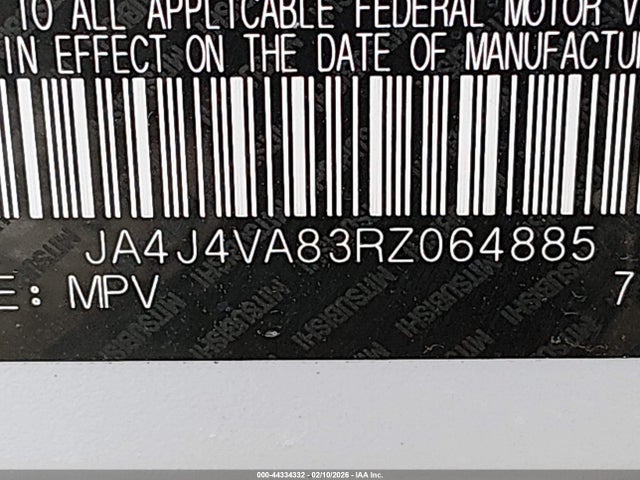 2024 MITSUBISHI OUTLANDER JA4J4VA83RZ064885 Photo 8