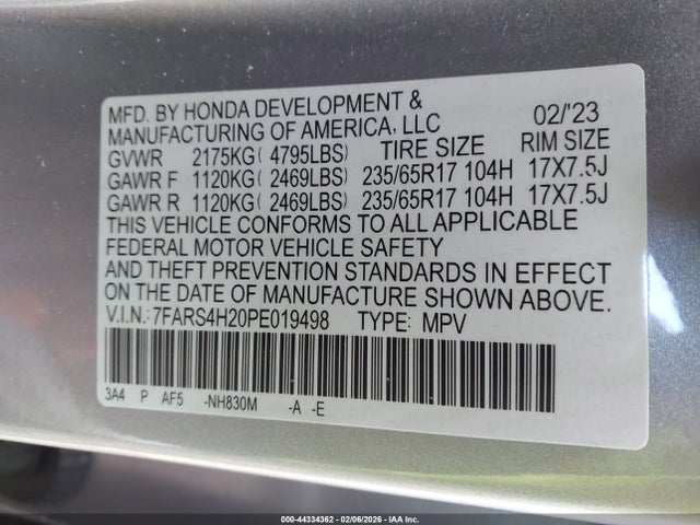 2023 HONDA CR-V 7FARS4H20PE019498 Photo 8
