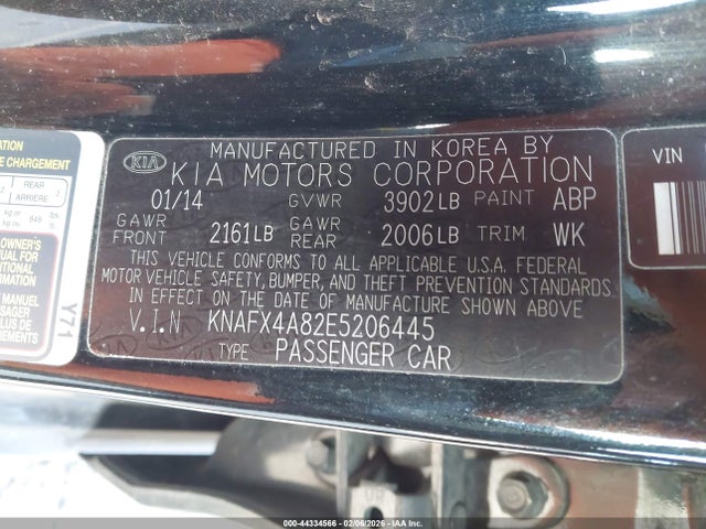 KIA FORTE EX 2014 KNAFX4A82E5206445 Image 9