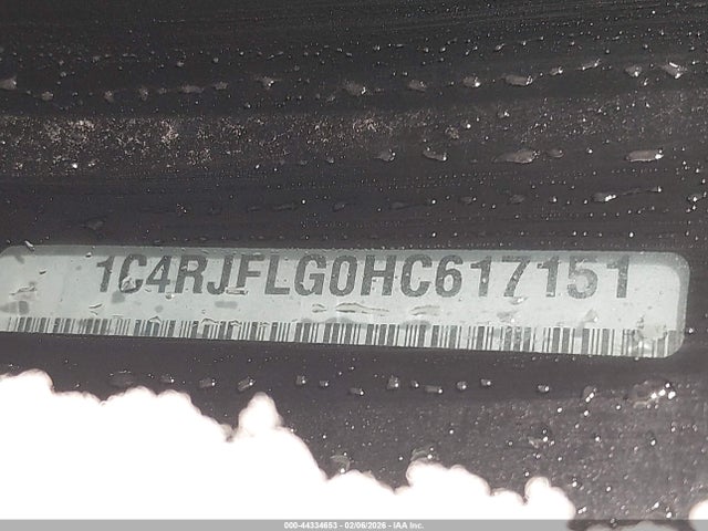 1C4RJFLG0HC617151 Jeep Grand Cherokee Trailhawk 4x4