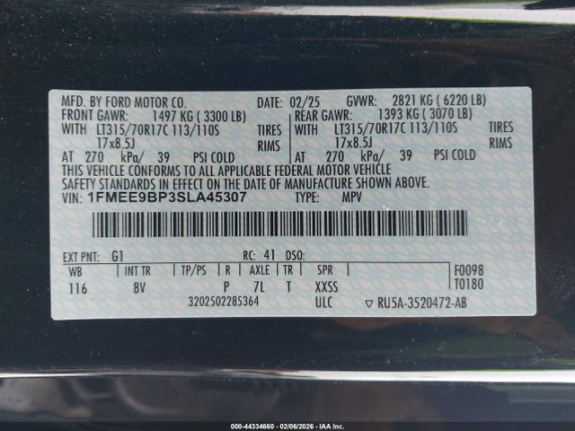 Ford Bronco Badlands 2025 1FMEE9BP3SLA45307 Image 9