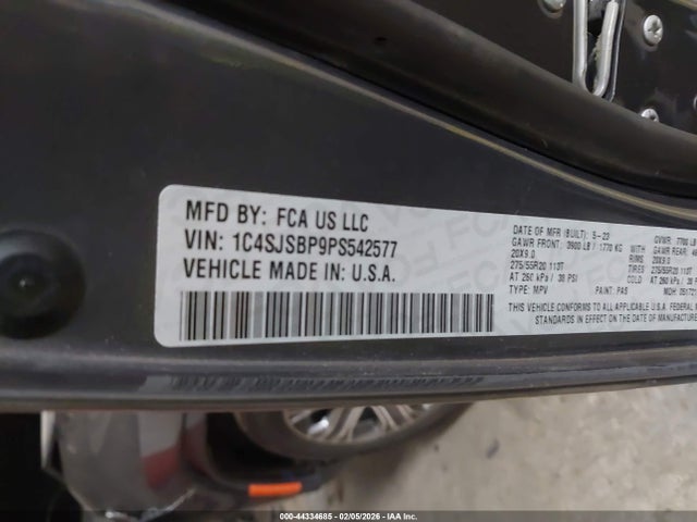 1C4SJSBP9PS542577 Jeep Wagoneer L Series Ii 4x4
