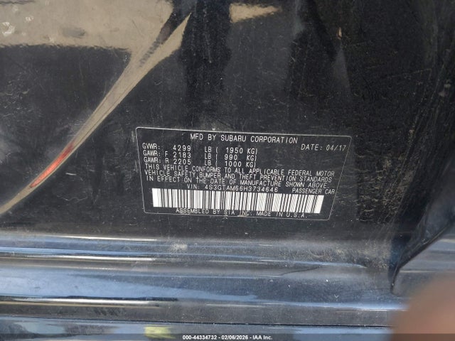 4S3GTAM66H3734646 Subaru Impreza 2.0i Sport