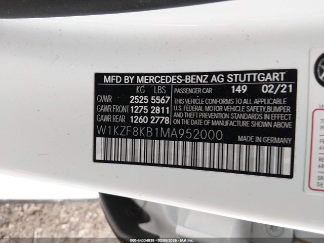 Mercedes-Benz Amg E 63 S 4matic+ 2021 W1KZF8KB1MA952000 Image 9