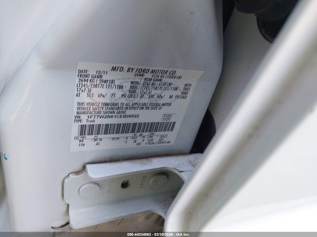 2012 FORD F-250 1FT7W2B61CEB09522 Photo 8