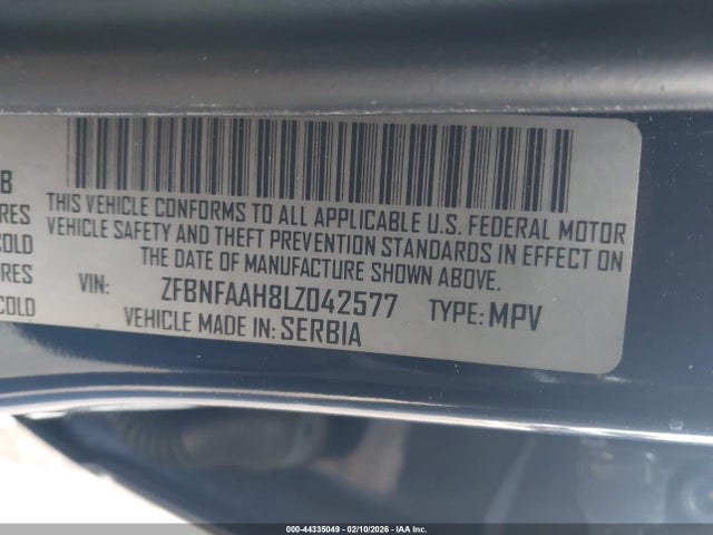 2020 FIAT 500L ZFBNFAAH8LZ042577 Photo 8