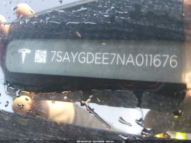 Aukcja sprzedaży 2022 Tesla Model Y Long Range Dual Motor All-wheel Drive, vin: 7SAYGDEE7NA011676, numer aukcji: 44335130