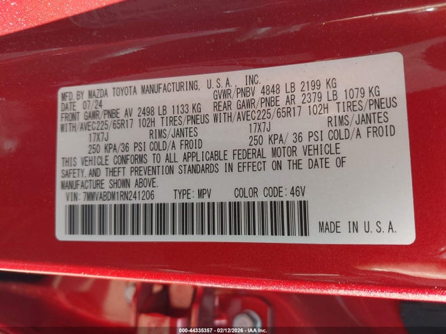 2024 MAZDA CX-50 7MMVABDM1RN241206 Photo 8