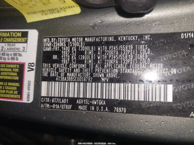 Toyota Venza Xle 2014 4T3BA3BB5EU058792 Image 9