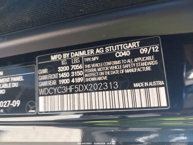 Продаж на аукціоні авто 2013 Mercedes-benz G 550 4matic, vin: WDCYC3HF5DX202313, номер лоту: 44335507