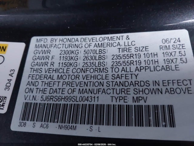 2025 HONDA CR-V HYBRID 5J6RS6H99SL004311 Photo 8