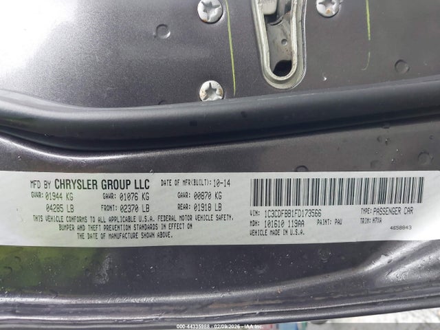 1C3CDFBB1FD173566 Dodge DART SXT