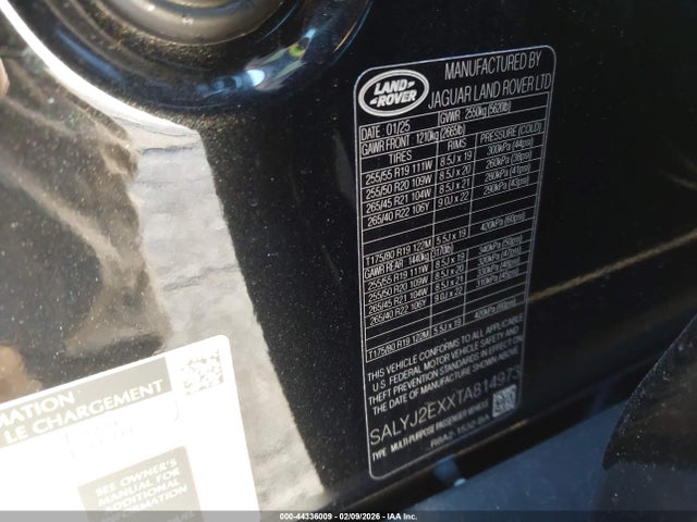 Land Rover Range Rover Velar P250 S 2026 SALYJ2EXXTA814973 Image 9