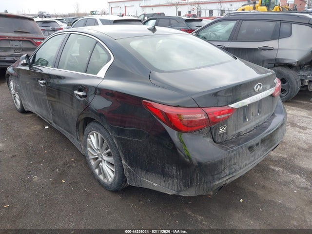 Продажа на аукционе авто 2018 Infiniti Q50 3.0t Luxe, vin: JN1EV7APXJM356559, номер лота: 44336034