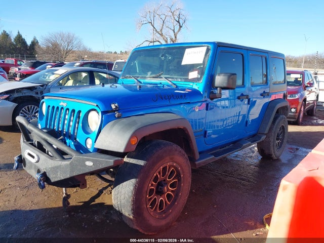 44336115 :رقم المزاد ، 1C4BJWDG9GL138340 vin ، 2016 Jeep Wrangler Unlimited Sport مزاد بيع