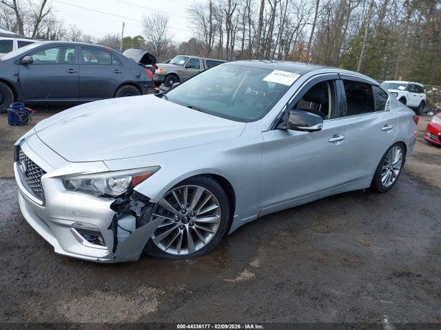 44336177 :رقم المزاد ، JN1EV7AP3JM351218 vin ، 2018 Infiniti Q50 3.0t Luxe مزاد بيع