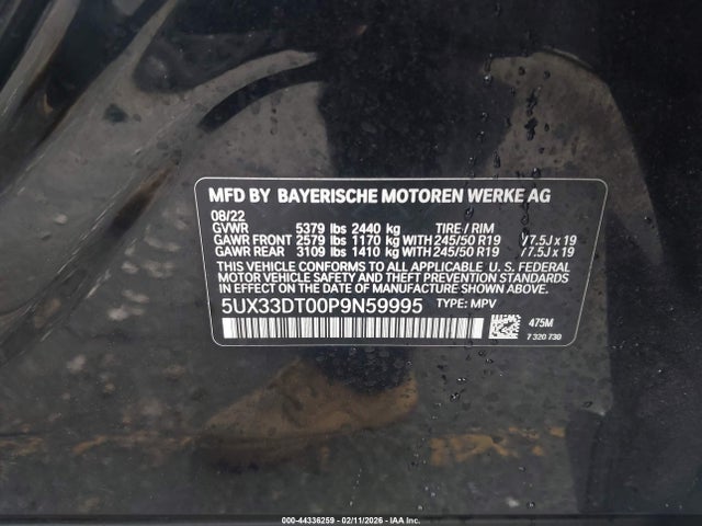 2023 BMW X4 5UX33DT00P9N59995 Photo 8