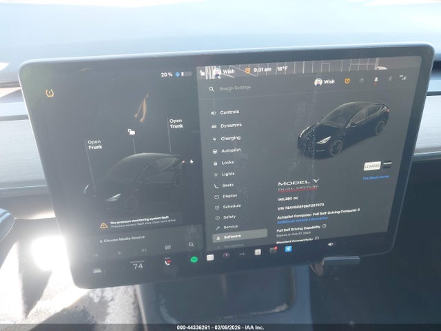 2022 TESLA MODEL Y 7SAYGDEF8NF307270 Photo 6