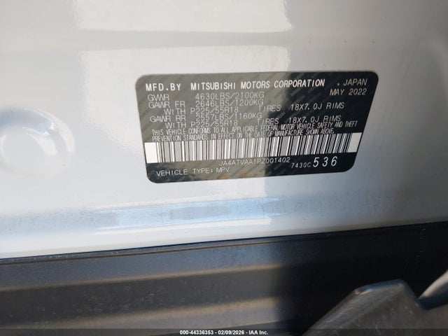 2023 MITSUBISHI ECLIPSE CROSS JA4ATVAA1PZ001402 Photo 8