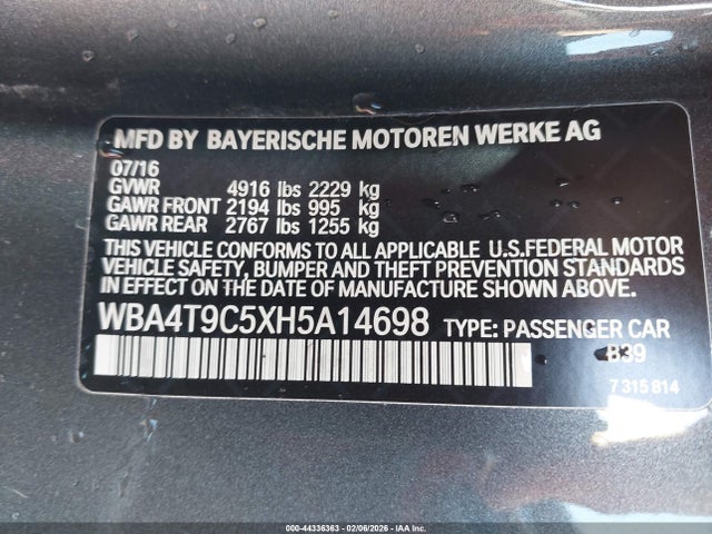 WBA4T9C5XH5A14698 BMW 440I