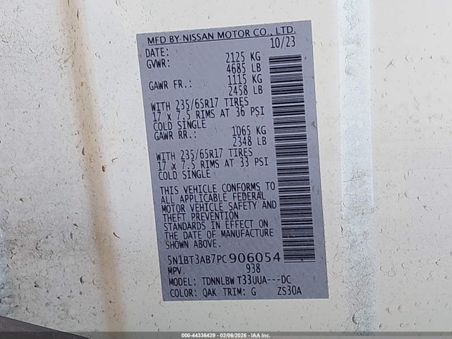 2023 NISSAN ROGUE 5N1BT3AB7PC906054 Photo 8